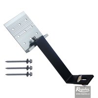 Picture: Roof anchor, in aluminium, black, adjustable