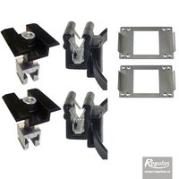 Picture: Middle bracket kit, black, to mount PV panels on a flat roof